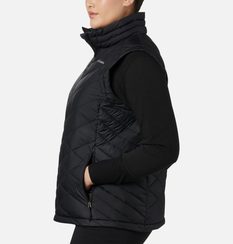 Women's Columbia Heavenly Vest Black | Plus Size CA-VA10L